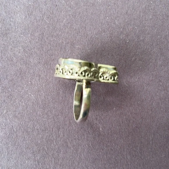 Sterling Silver Fossil Shell Ring - Picture 7 of 8